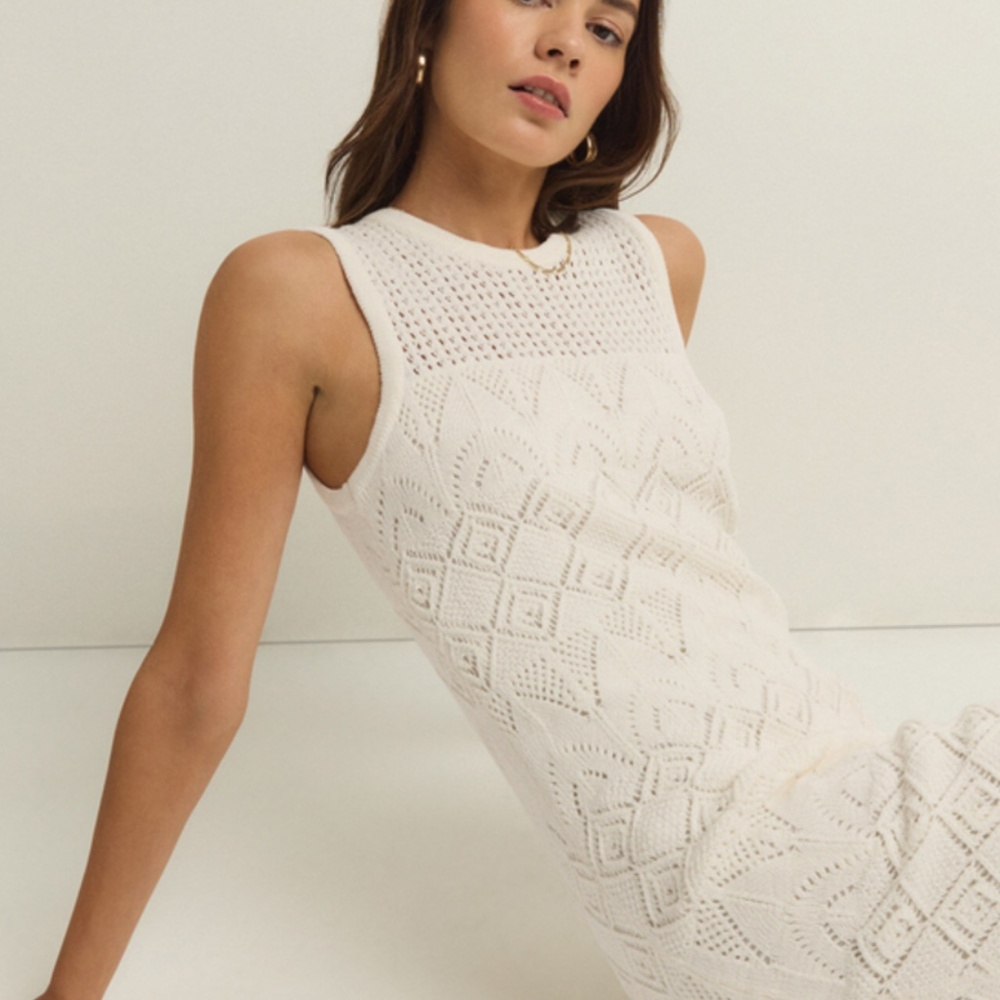 Z SUPPLY Women's Mallorca Midi Dres - Picture 4 of 6